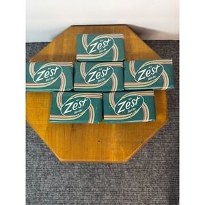 Lot of 6 Zest Aqua Bath Bar Soup 1.48 oz Each-Made in Canada-Loews Cabana Bay Ex